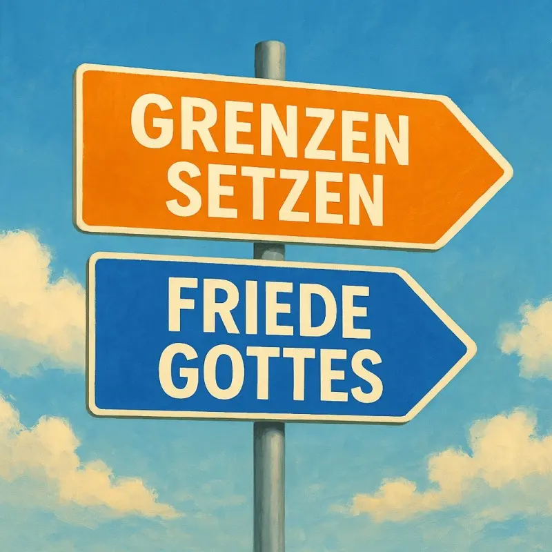 Grenzen Setzen vs. Friede Gottes