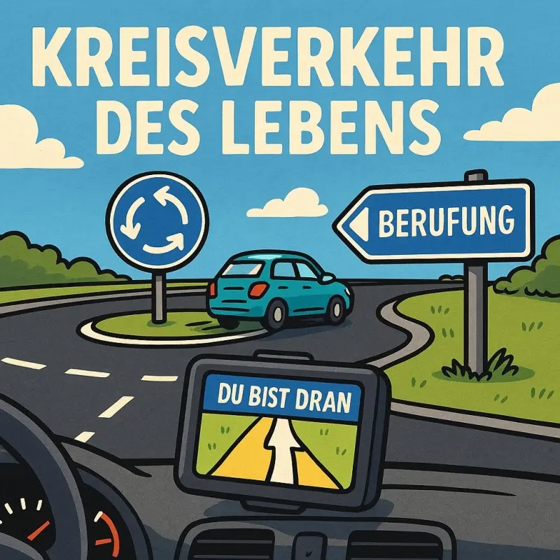 Kreisverkehr des Lebens