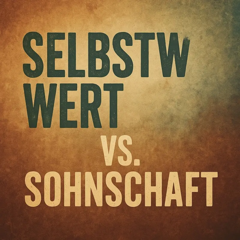 Selbstwert vs. Sohnschaft