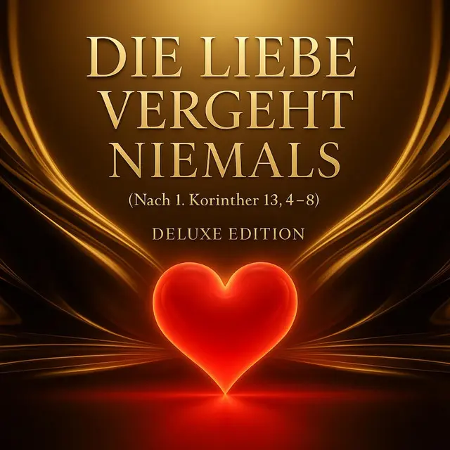 DIE LIEBE VERGEHT NIEMALS Deluxe Edition (1 Kor. 13,4-8)